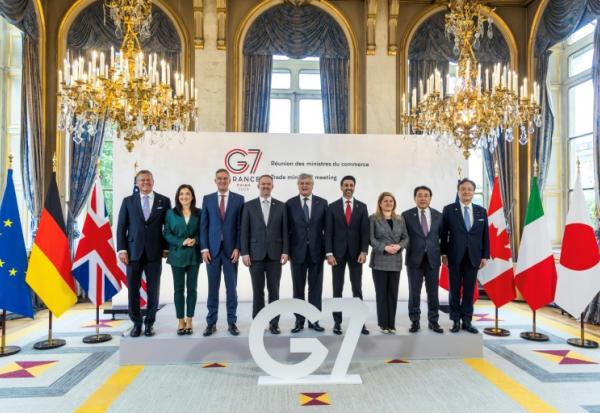 Les ministres du Commerce du G7 réunis à Paris le 6 mai 2026  