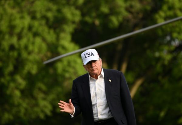 Le président américain Donald Trump à la Maison Blanche le 15 mai 2026