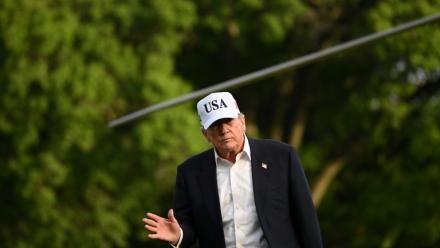 Le président américain Donald Trump à la Maison Blanche le 15 mai 2026