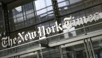 Le bâtiment du New York Times à New York, le 22 janvier 2026