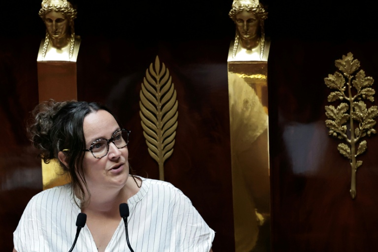 La députée LFI Elise Leboucher à l'Assemblée nationale, le 15 juillet 2026 à Paris