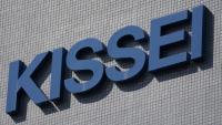 Le logo du groupe pharmaceutique japonais Kissei Pharmaceutical à Tokyo, le 16 mai 2026