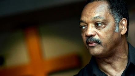 Le révérend Jesse Jackson, figure de la lutte pour les droits civiques aux Etats-Unis, le 25 octobre 2005 à Johannesburg, en Afrique du Sud