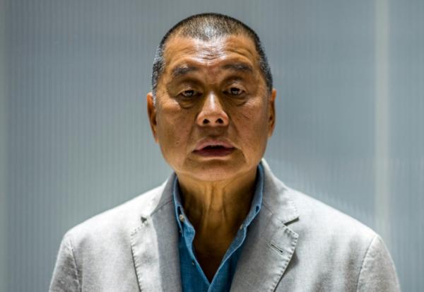 Le magnat des médias prodémocratie Jimmy Lai pose lors d'un entretien avec l'AFP dans les bureaux de son magazine Next à Hong Kong, le 16 juin 2020