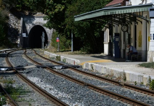 La petite gare de Clelles, sur la ligne régionale entre Grenoble et Gap, le 18 août 2025 en Isère