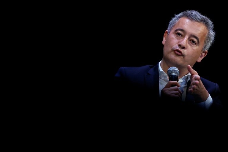 Le ministre de la Justice Gérald Darmanin à Paris le 11 avril 2026