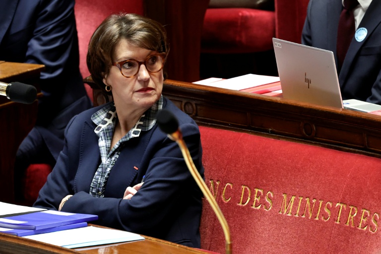 La ministre de l'Agriculture Anne Genevard à l'Assemblée nationale, le 11 février 2026 à Paris