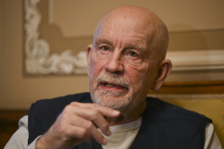 L'acteur américain John Malkovich, à Sofia, le 6 novembre 2024 en Bulgarie