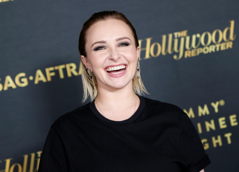 L'actrice américaine Hayden Panettiere arrivant à la soirée 