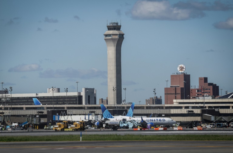 L'aéroport Newark Liberty International Airport (New Jersey), le 7 mai 2025