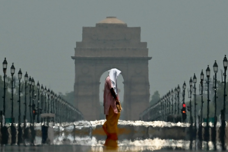 Vague de chaleur à New Delhi, le 13 juin 2025