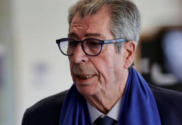 L'ancien maire de Levallois-Perret, Patrick Balkany, au tribunal de Nanterre, le 7 avril 2026 dans les Hauts-de-Seine