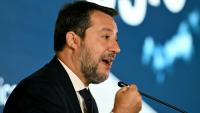 Le vice-président du gouvernement italien, Matteo Salvini, le 30 septembre 2025 à Milan