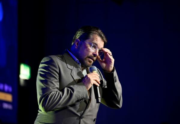 Le leader d'extrême droite suédois Jimmie Åkesson, à Stockholm, le 13 septembre 2026  