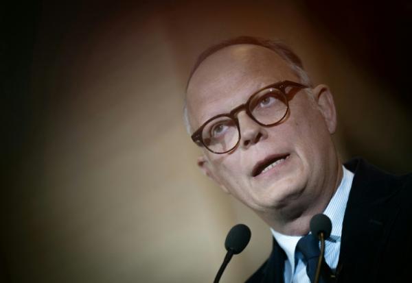 Edouard Philippe lors d'un discours au Havre le 22 mars 2026