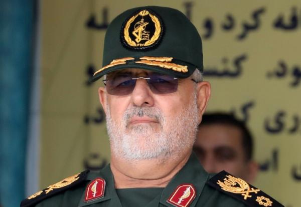 Le chef des Gardiens de la Révolution, Mohammad Pakpour, le 17 avril 2024 à Téhéran, en Iran