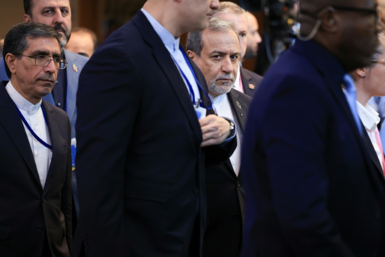 Le ministre iranien des Affaires étrangères Abbas Araghchi arrive pour la 81e Assemblée générale de l'ONU, le 22 septembre 2026 à New ork
