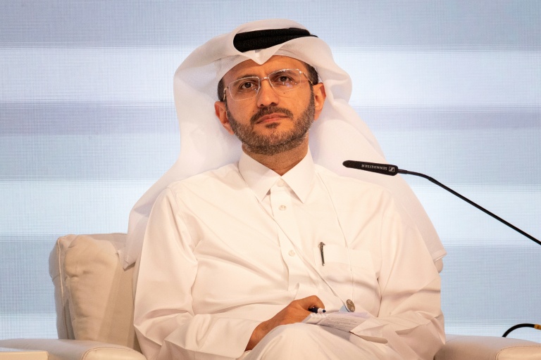 Majed Al Ansari, porte-parole de la diplomatie qatarie, lors du Hili Forum à Abou Dhabi, le 7 septembre 2026 aux Emirats arabes unis