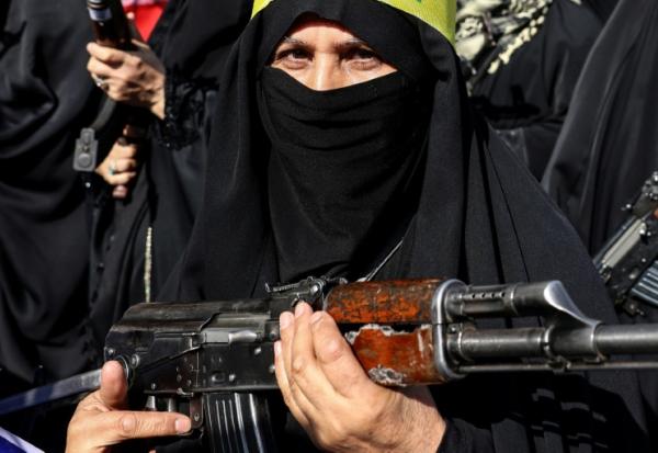 Rassemblement à Téhéran en hommage aux femmes tuées pendant la guerre au Moyen-Orient, le 17 avril 2026