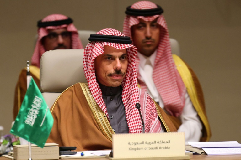Le ministre des Affaires étrangères d'Arabie saoudite Faisal bin Farhan Al-Saud à Ryad le 19 mars 2026