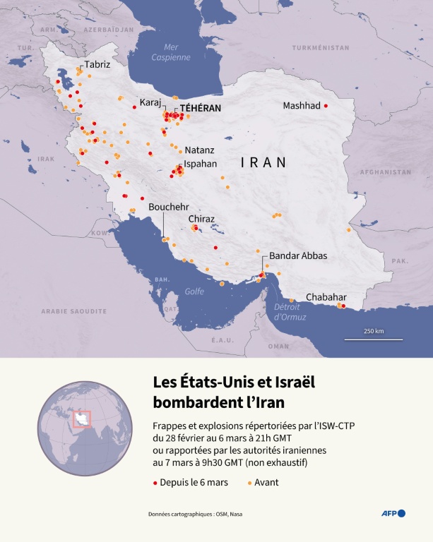 Les États-Unis et Israël bombardent l'Iran