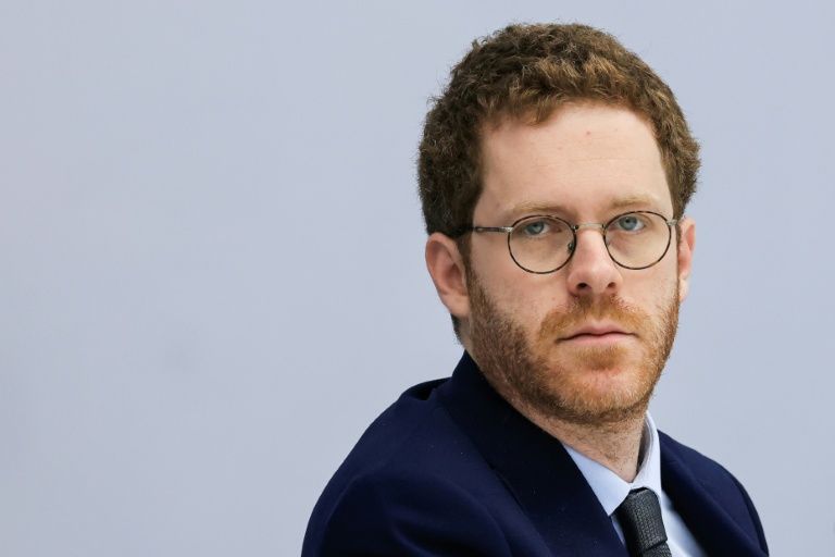 Le ministre de l'Action et des Comptes publics David Amiel, à Paris le 18 octobre 2026.
