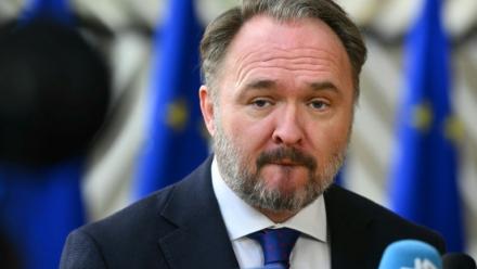  Le commissaire européen Dan Jorgensen le 16 mars 2026, à Bruxelles, en Belgique