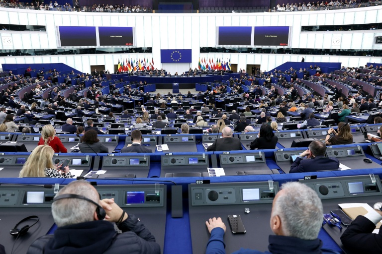 Le Parlement européen, à Strasbourg, le 9 février 2026