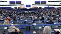 Le Parlement européen, à Strasbourg, le 9 février 2026