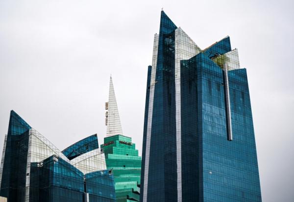 Le centre financier de Panama city, au Panama, le 10 octobre 2024