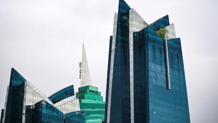 Le centre financier de Panama city, au Panama, le 10 octobre 2024
