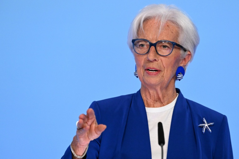 La présidente de la BCE Christine Lagarde  à Francfort, 11 juin 2026