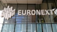 Le bâtiment d'Euronext dans le quartier d'affaires de La Défense, à l'ouest de Paris, le 9 octobre 2025