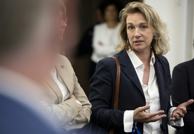 La secrétaire générale de la CFDT Marylise Léon le 10 juin 2026 à Strasbourg, lors du congrès de la CFE-CGC