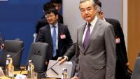 Le ministre chinois des Affaires étrangères Wang Yi à Bruxelles le 2 juillet 2025