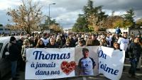 Marche blanche pour Thomas à Romans-sur-Isère le 22 novembre 2023