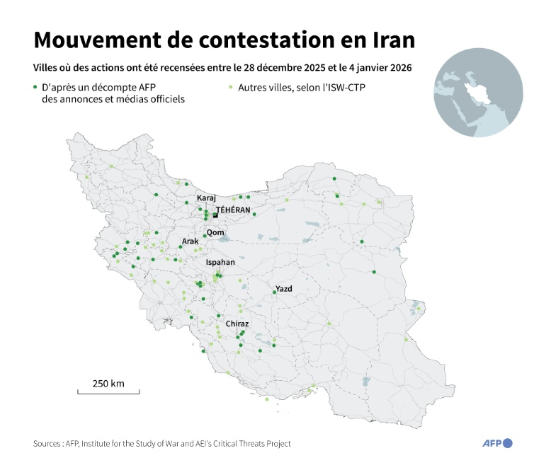 Mouvement de contestation en Iran