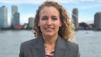 La ministre britannique du Climat, Katie White, à New York le 22 septembre 2026