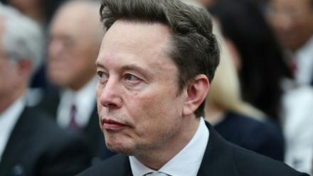 Elon Musk lors d'un sommet à Washington, le 8 octobre 2026