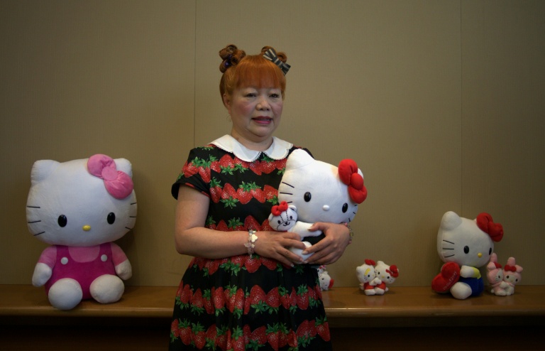 La designeuse de Hello Kitty, Yuko Yamaguchi, le 17 juillet 2014 à Hong Kong