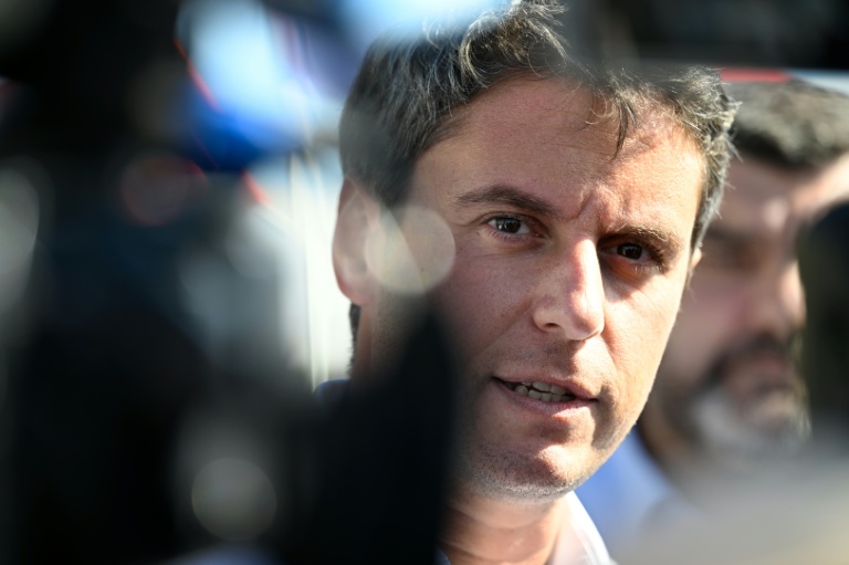 Le candidat de Renaissance à la présidentielle Gabriel Attal en déplacement à Magny, en Moselle, le 11 septembre 2026
