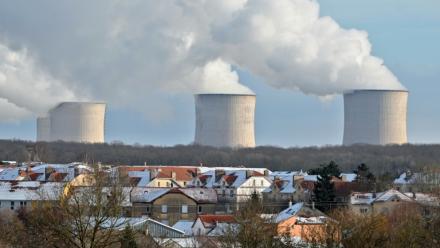 La centrale nucléaire de Cattenom à Hettange-Grande, dans le nord-est de la France, le 7 janvier 2026