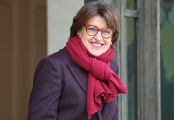 La ministre de l'Agriculture Annie Genevard, à l'Elysée à Paris, le 5 janvier 2026