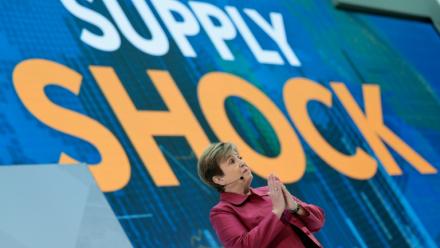 La directrice générale du FMI, Kristalina Georgieva, à Washington, le 9 avril 2026