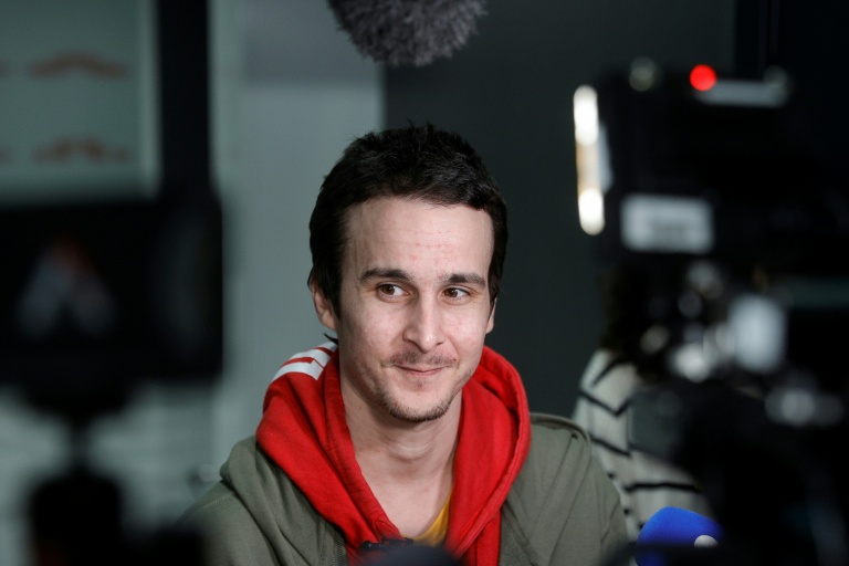 Tom Félix le 5 février 2026 à Roissy-Charles de Gaulle, près de Paris