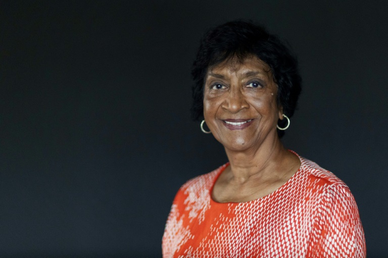 L'ancienne Haute-Commissaire aux droits de l'homme à l'ONU, Navi Pillay, le 20 janvier 2023à Johannesburg, en Afrique du Sud