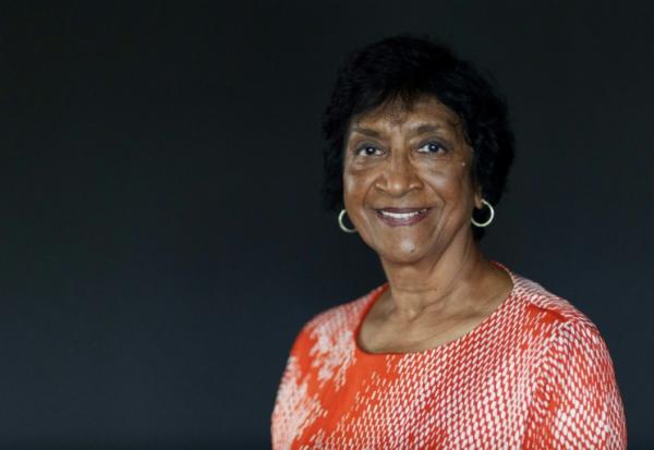 L'ancienne Haute-Commissaire aux droits de l'homme à l'ONU, Navi Pillay, le 20 janvier 2023à Johannesburg, en Afrique du Sud
