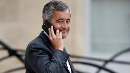 Le ministre de la Justice Gérald Darmanin, à la sortie du Conseil des ministres à l'Elysée, le 31 août 2026