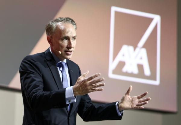Le directeur général d'Axa, Thomas Buberl, le 24 avril 2025 à Paris