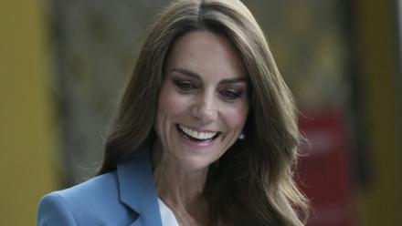 La princesse Kate, épouse du prince William, à Reggio Emilia (Italie), le 13 mai 2026 